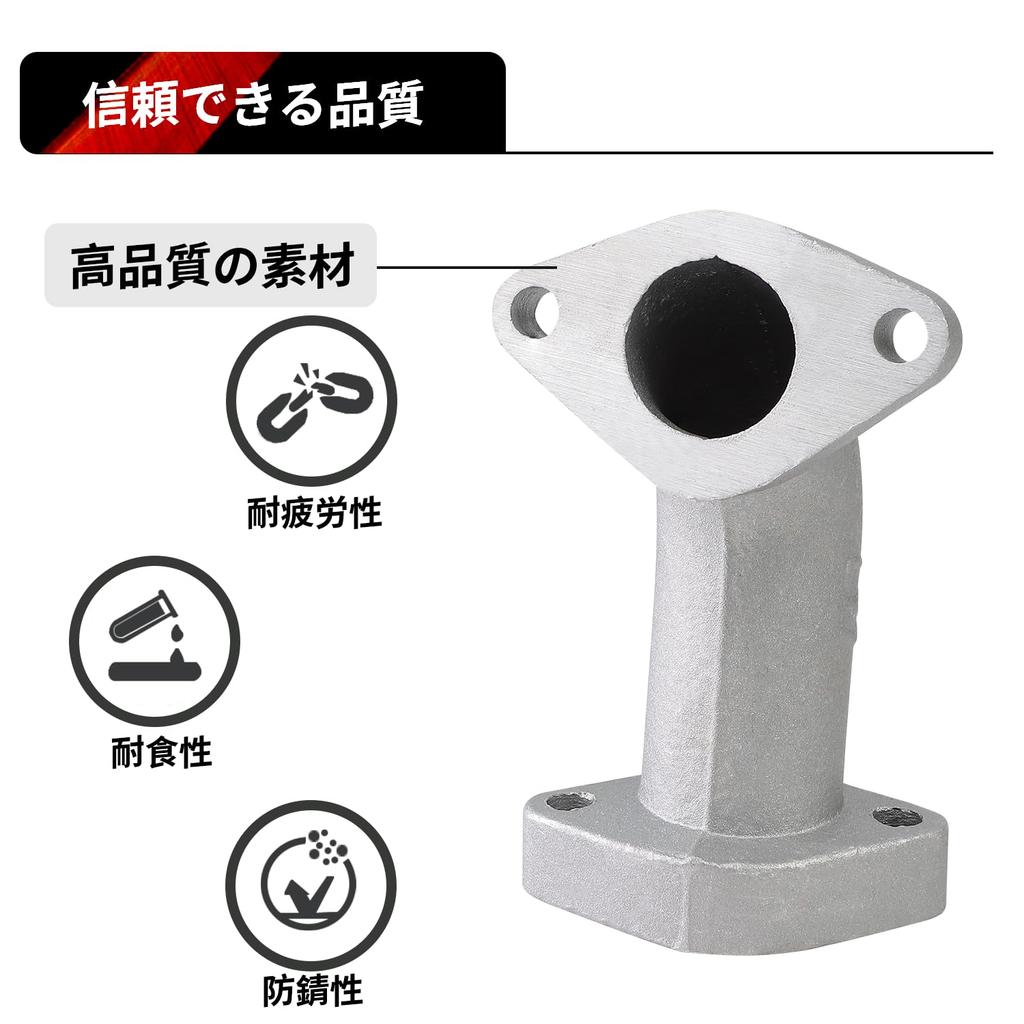 Jetsetmoto Inmani Intake Manifold Carburetor Inner Diameter 0.9 inch (22 mm) Honda Super Cub