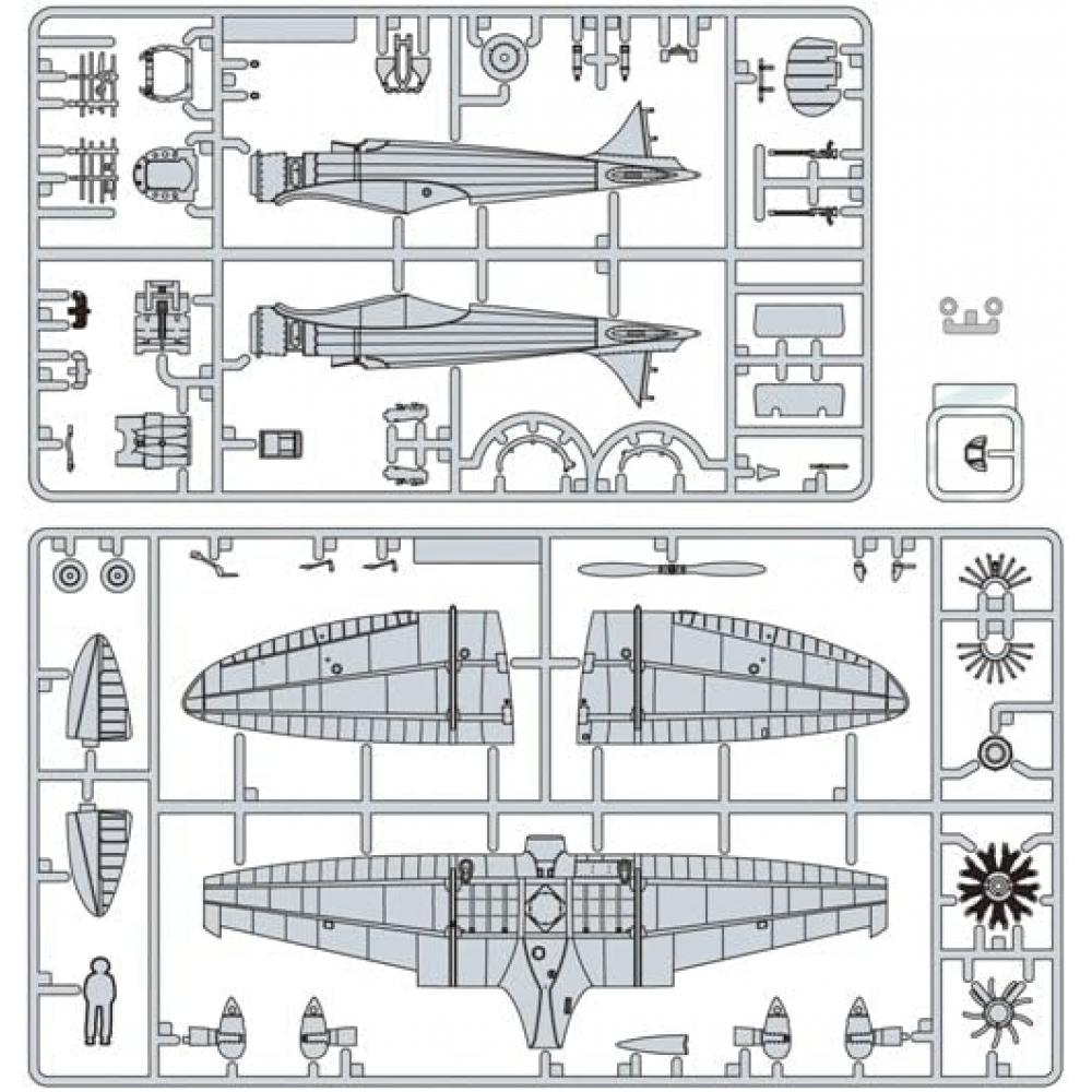 Finemold Windproof Nine Test Single Seater Fighter 1 48 Scale Plastic Model Fg7  Airplane 