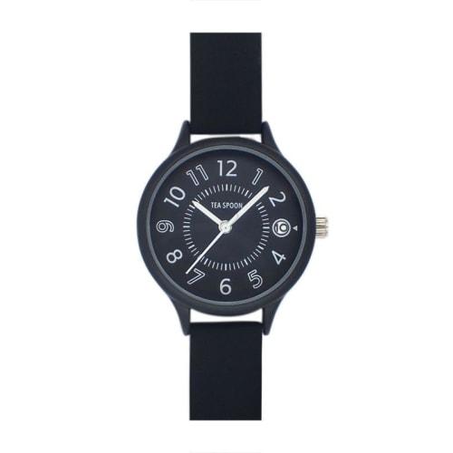 Follow TEA SPOON Date Rubber Watch N03523S-1 BK