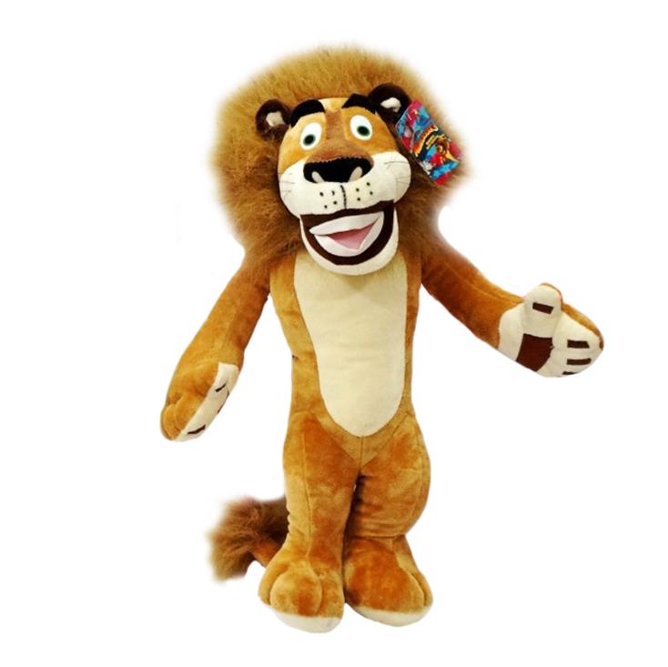 1 stuks 20-35cm 6 Stijlen Madagaskar pluche knuffeldier zacht dier poppen giraffe nijlpaard leeuw pinguïn zebra lemuren figuur cadeau voor kinderen