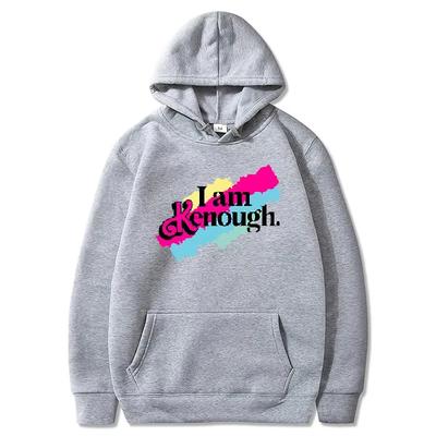 Men's I Am Kenough Hoodie Fashion Graphic Printed Hoodie Harajuku Casual Hoodie