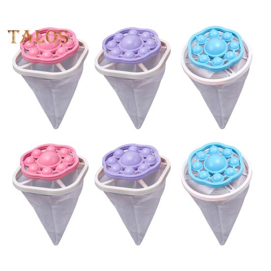6Pcs Floating Hair Filter Washing Machine Reusable Lint Trap Hair Catcher Hair Remover Laundry Tool for Washing Machine