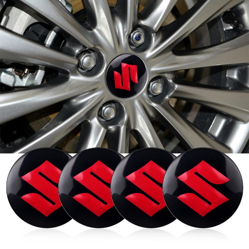 4 db 56 mm-es Autó Kerékagy Közép Kupak Matrica Felni Embléma Borítás Tartozékok Suzuki Ignis Swift SX4 Jimny Grand Vitara Alto szeleptűhöz