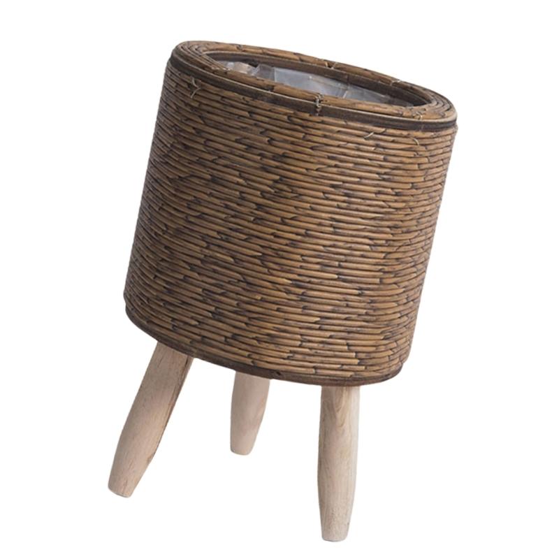 Rattan Plant Basket Indoor Handwoven Plant Pots for Planter Flowers Pots Plant Pots Decorations Laundry Basket Dropshipping