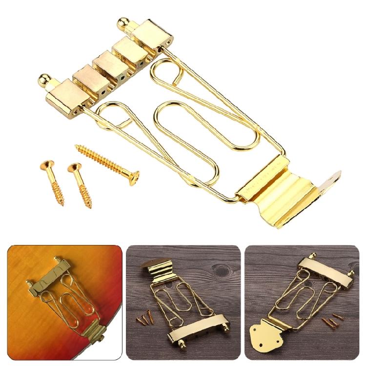 Bass Tailpiece Trapeze Set Electric Bass Replacement Part Accessories 4 Strings Bass Trapeze Tailpiece Bridge