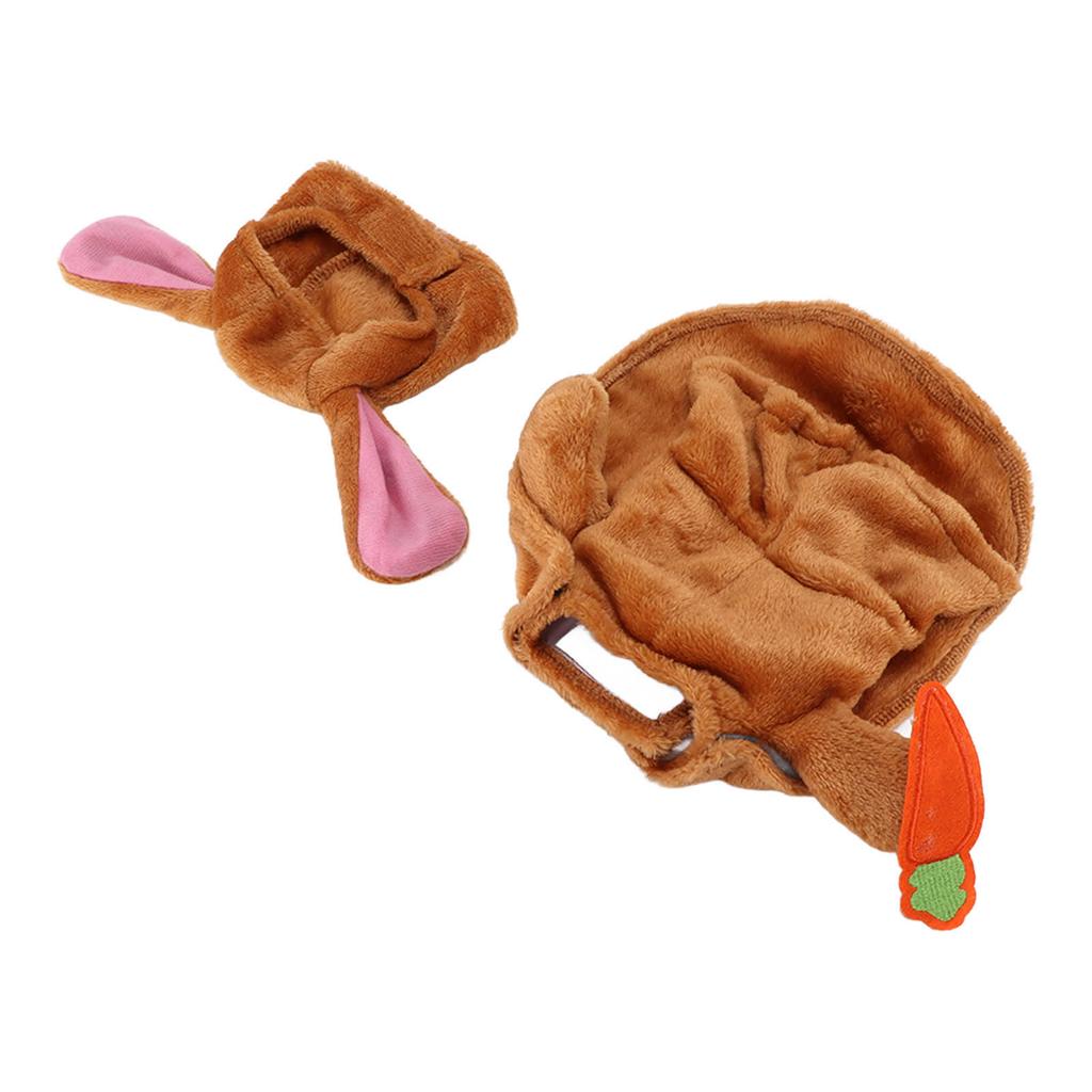 Hunde-Hoodie-Kostüm Niedlich Lustig Herbst Winter Warm Haustierkleidung für Kleine Mittelgroße Hunde