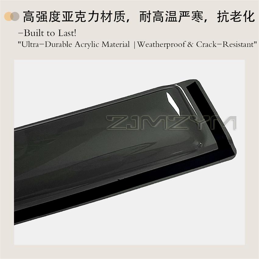 Window Visor for RENAULT CLIO 4 HATCHBACK WAGON 2012 2013 2014 2015 2016 2017 2018 2019 Wind Deflectors Rain Guards Door Ent