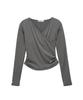 PANDORAFIT Belling Wrap T-Shirt (Dark Gray)