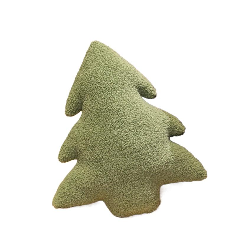 

28/35CM Cute Christmas Tree Stuffed Throw Pillow Festive Holiday Xmas Tree Plush Dolls Home Christmas Party DecorGifts for Kids 28cm зелений