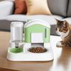 Detachable Automatic Cat Water Feeder 2-In-1 Cat Dog Food Bowl Pet Food Dispenser  Home Use