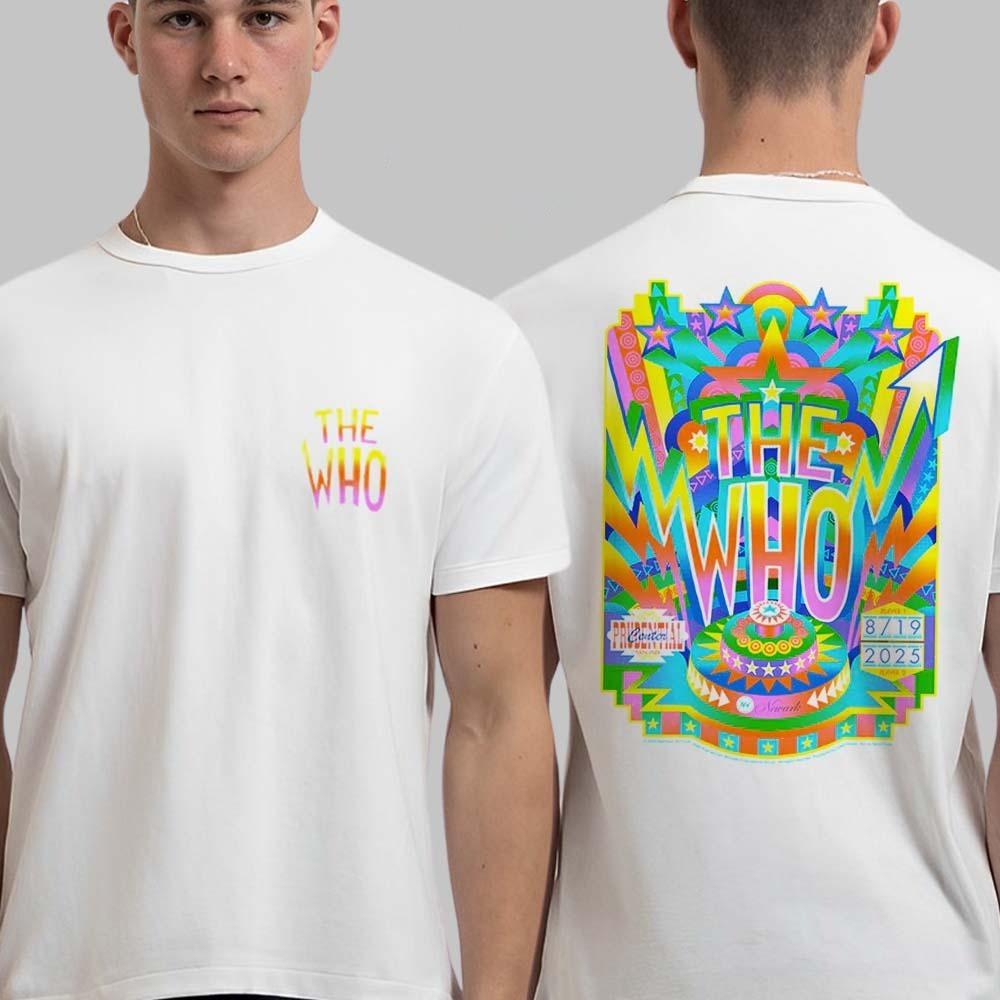 

The Who Newark New Jersey 2025 Concert Merch Tee At Prudential Center August 19 4XL
