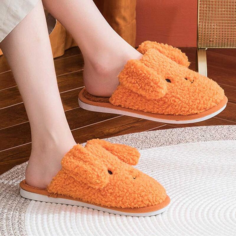

Winter soft and cozy PERRO fur slippers 4 colors CH1910746 Navy 270-275mm