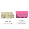 Motorcar Gypsum Silicone Mold Diy Succulents Concrete Flower Pot Vase Plaster Cement Mold Clay Mold Candle Holder Mold