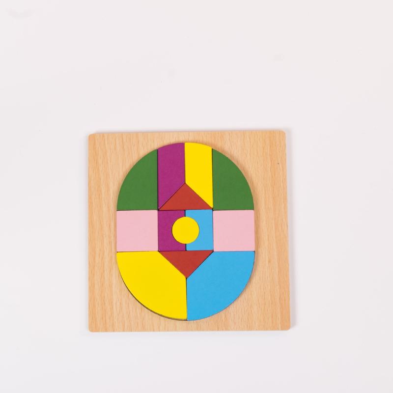 Jucării Educative din Lemn pentru Copii, Ajutoare pentru Învățare Timpurie, Recunoaștere Forme Digitale, Puzzle-uri 3D pentru Studenți, Plăci de Prindere Manuală.