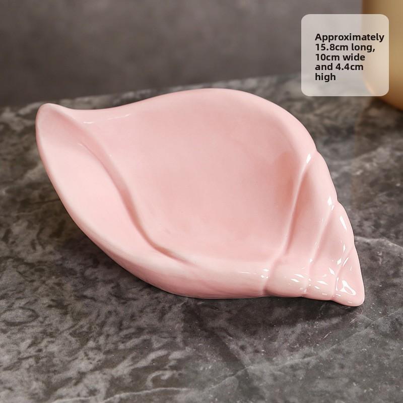 Ceramic soap box creative cute bathroom household soap dish holder anti-water sink soap box