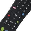 1PC Silicone Baby Toys TV Controle Remoto Forma Mordedor Brinquedo BPA Livre Silicone Dentição Brinquedo Mastigação Sensorial Acessórios Bebê