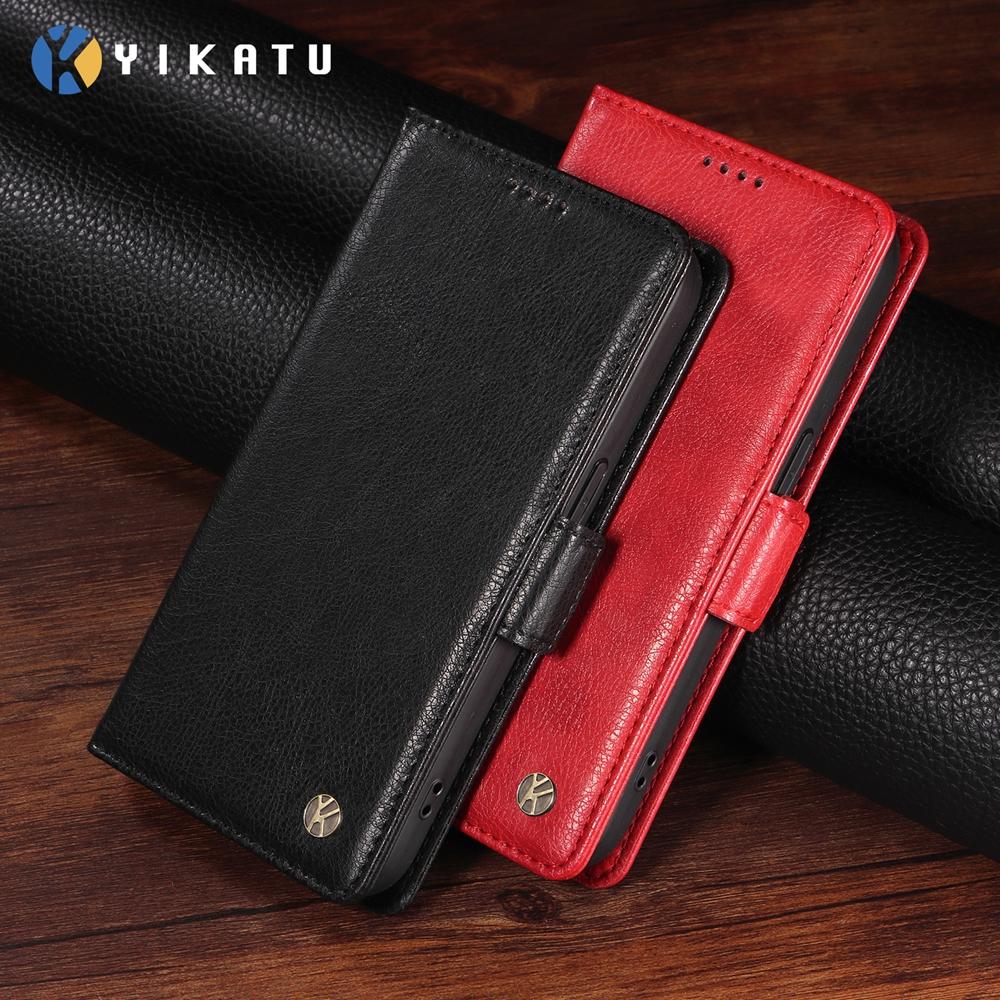 Magnetische Leder-Brieftaschenhülle für Vivo Y400 V60 V50 V40 SE V30 V30E V29 V29E V27 Lite Pro 4G 5G Luxus-Premium-Hülle Handyhülle