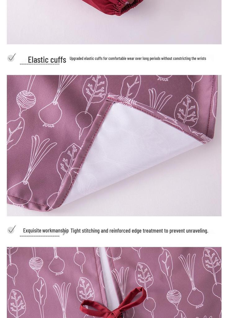 Damen Langarm Wasserdichte & Ölbeständige Küchen-Overalls