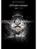 Reloj Mecánico de Negocios para Hombre KINYUED Automático Tourbillon Multifuncional