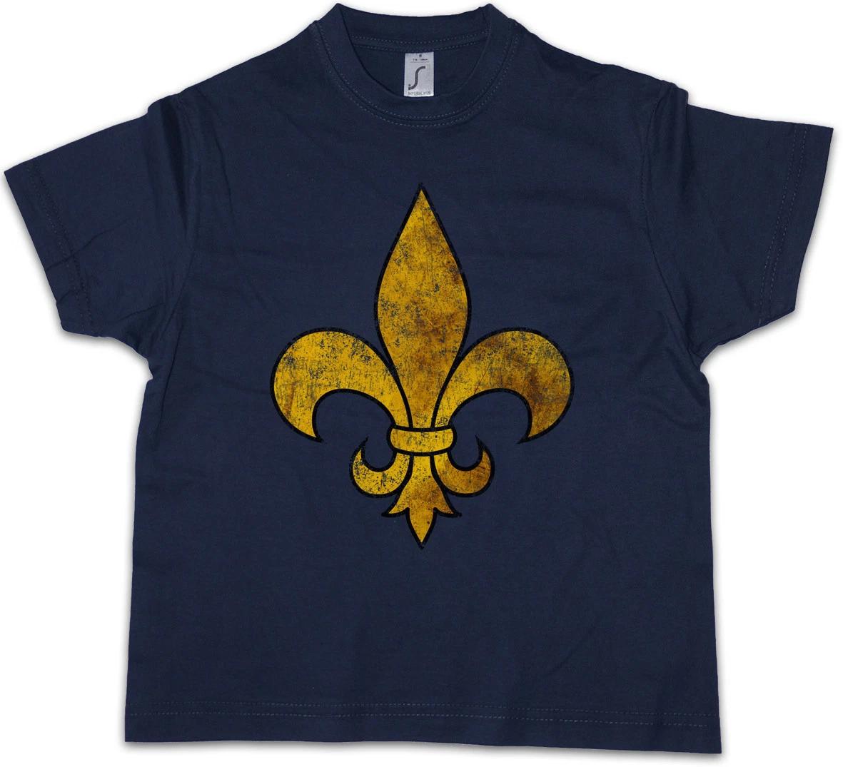 FLEUR DE LIS Kids Boys kids boys T-Shirt Royal Louis France Sun King Cross French Holy 150