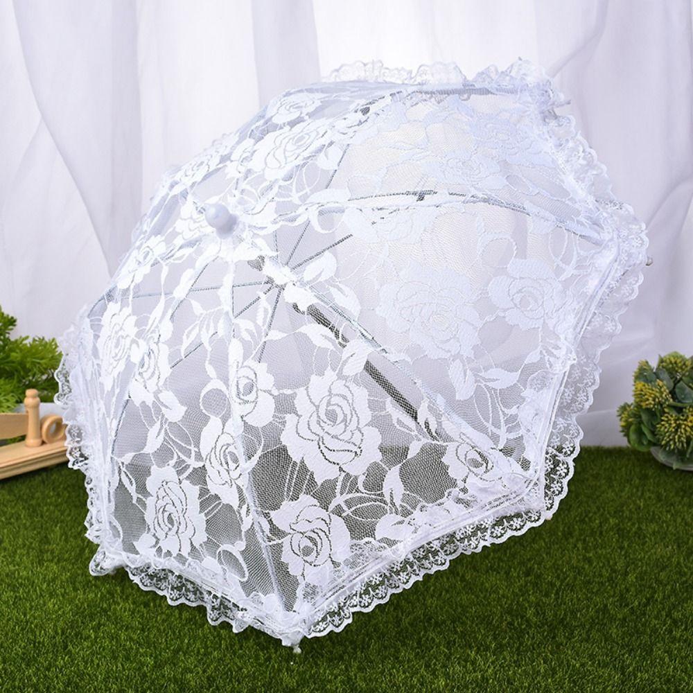 Lolita Mini Bridal Umbrella Elegant Lace Wedding Decoration Props  Photography Props