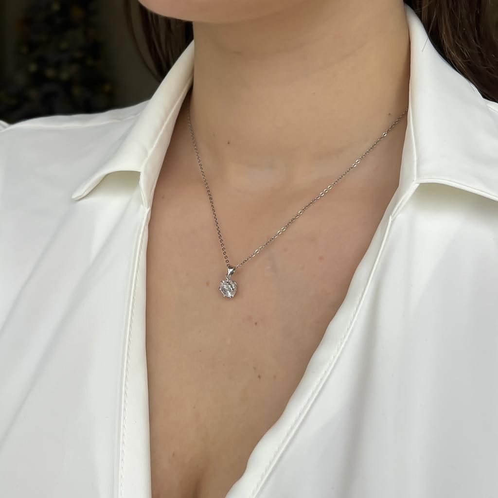 Ciondolo in argento con zirconi cubici (2152750)