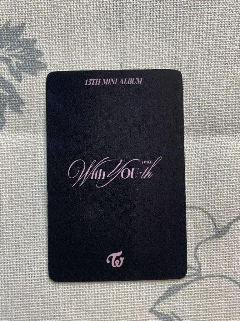 [USED] TWICE with Youth Dahyun Limited Pre-recorded Trading Card