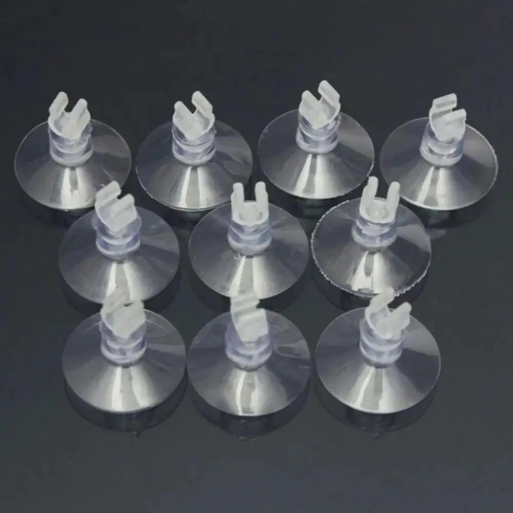 5pcs/10pcs Rubber Aquarium Fish Tank Suction Cup Holders for Air Hose Tube Oxygen Pump Adjustable Strong Sucker Durable PVC Glas