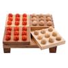 Wooden Quinto - 2 Player Strategy Game - Wooden Board Game with Marbles - Ages 8+ - 20.5 X 20.5 X 5 Cm