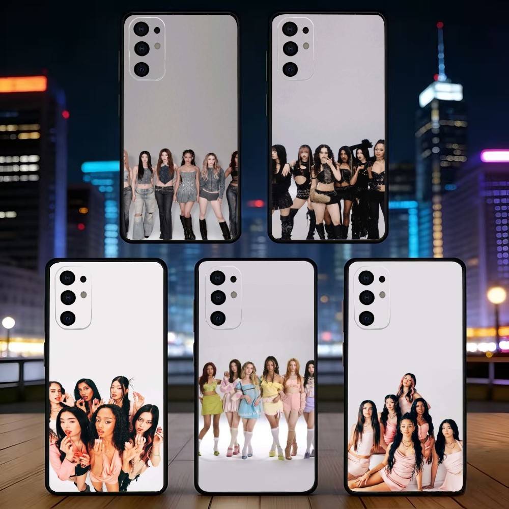 Hot Music K-KATSEYE Phone Case Black Silicone Soft For Samsung S25,S24,S21,S22,S23,S30,Ultra,S20,Plus,Fe,Lite