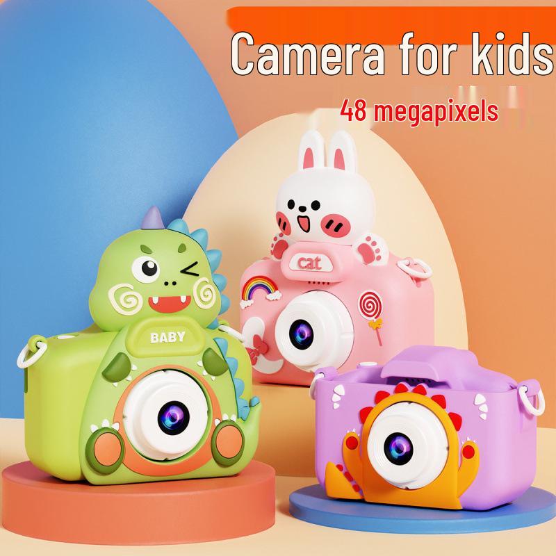 

Цифровая мультяшная детская камера: Веселый зеркальный фотоаппарат для фото и видео