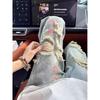 Full of Rose Flower Jeans Men's Spring American Retro Pants Lazy Wind Slack Wide Legs