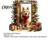 Interior Wall Art for Holiday 2Pcs 3D Illusion Christmas Dog Sticker, Removable Self?Adhesive Festive Door Decal Living Room Decal, Puppy