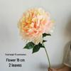 Rich Peony Silk Flower Arrangement for Floor or Tabletop Decoration