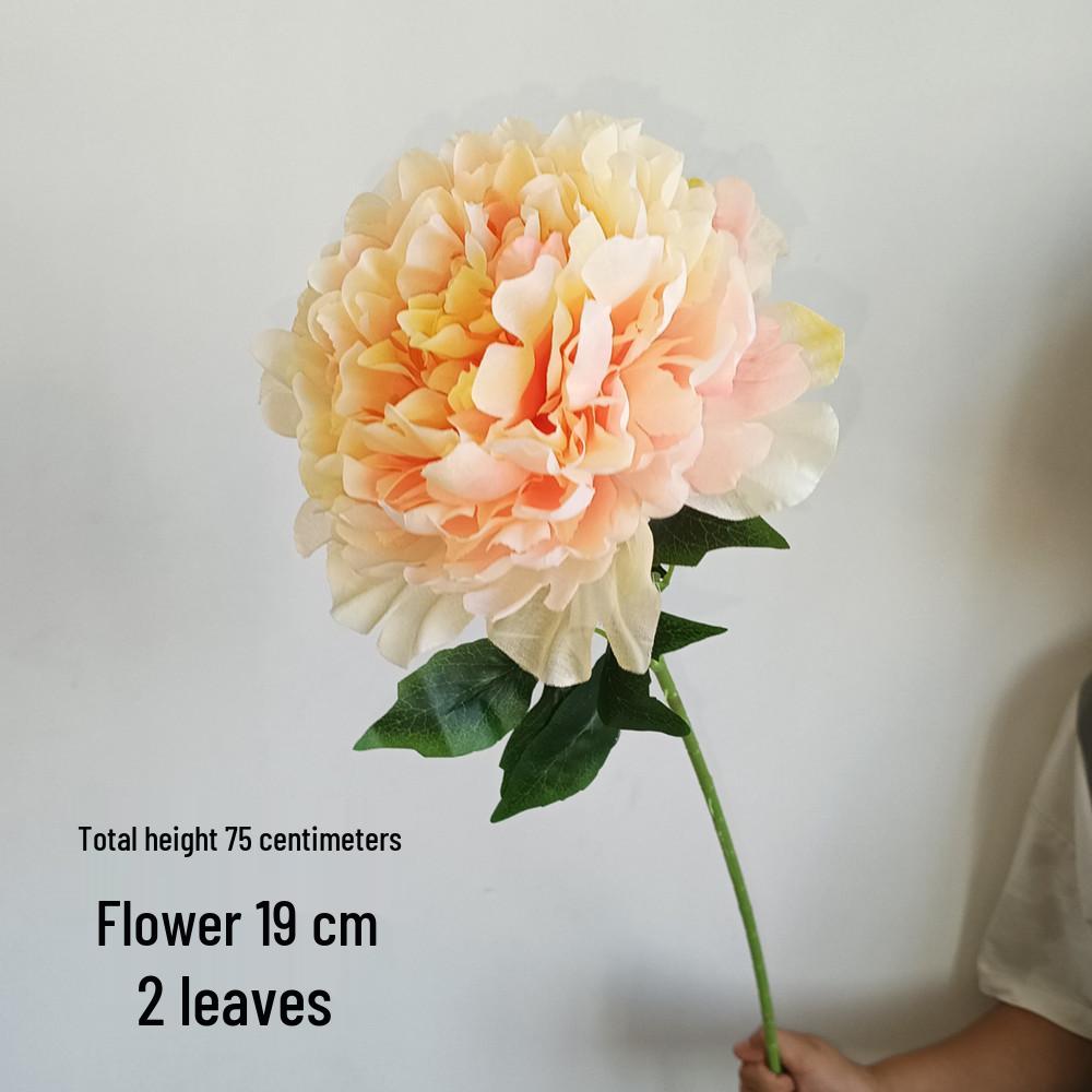 Rich Peony Silk Flower Arrangement for Floor or Tabletop Decoration
