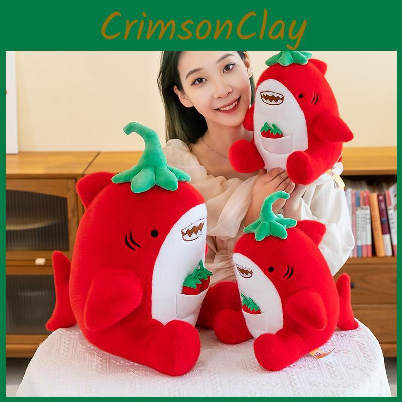 Adorable Shark Chili Plush Toy Soft Stuffed Animal Doll In Vibrant Colors For Kids