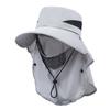 Hat Men's Outdoor Mountaineering Sunshade Fisherman Hat Summer Big Brim Breathable Sunscreen Fishing Hat