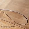 ZISIZ Clear PVC Table Protector Mat