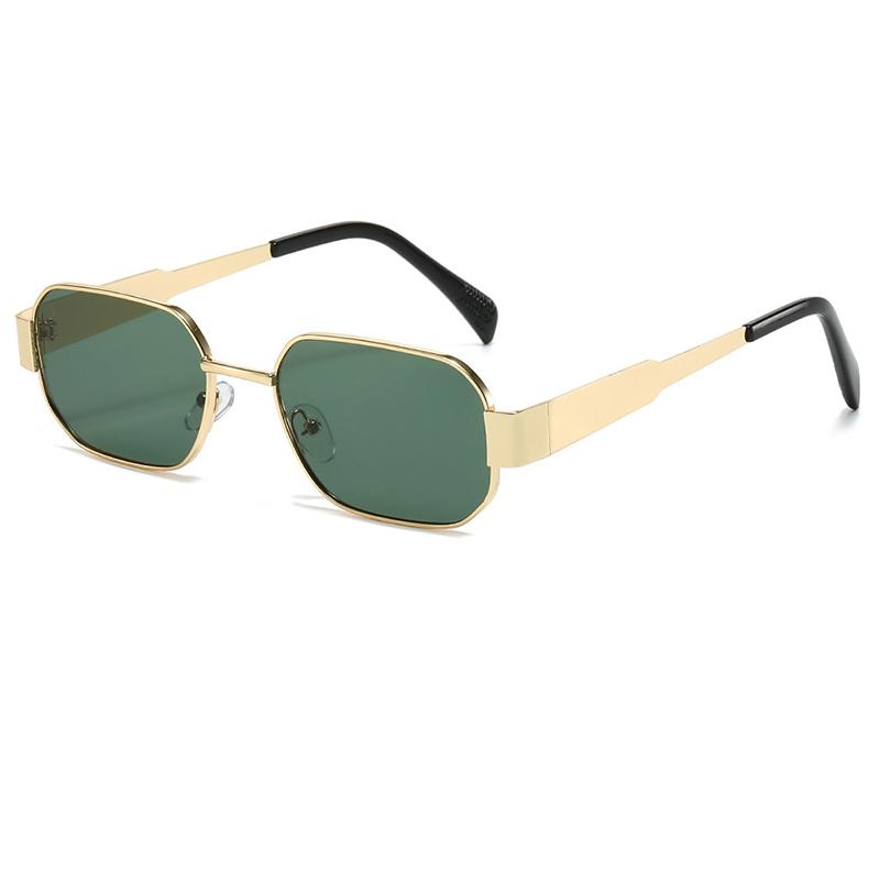 Fashion Simple Square Sunglasses for Men Women Classic Vintage Design Hip Hop Casual Metal UV400 Sun Glasses Unisex Eyewear 2026