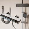 Household Bathroom Shower Set 4 In1 Stainless Steel Piano Key Shower Set Smart Temperature Control Shower System