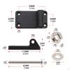 Tilt Up Mounting Bracket Boat Downrigger Mount Sturdy Resistant Supplies Accessories for