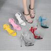 Women’s Sexy Heels Sandals 11cm High Fashion Heels Girls Shoe Slipper Candy Color Sandals