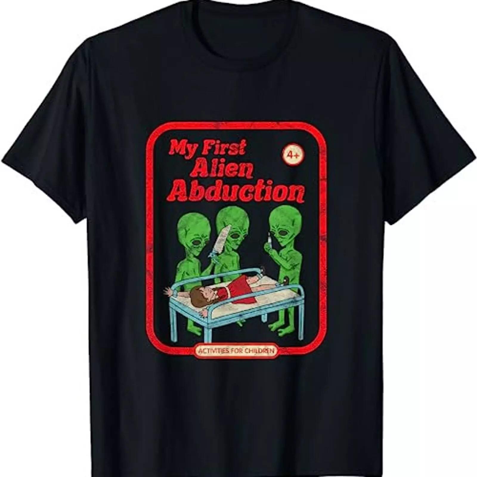My First Alien Abduction Vintage Childgame Horror Goth Punk T-Shirt, Sweatshirt S разноцветный