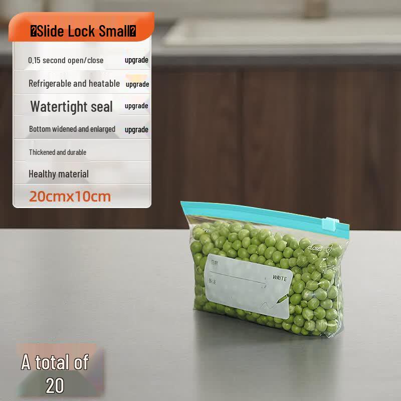 ZISIZ Food Grade Zipper Storage Bags