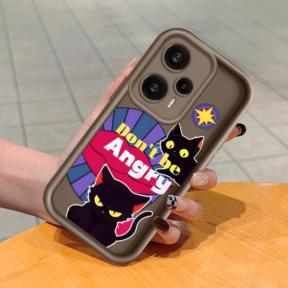 

Мягкий силиконовый квадратный чехол с рисунком лестницы для телефона, полное покрытие, противоударный защитный резиновый чехол для камеры для Xiaomi Redmi Redmi 12 коричневый