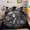 Beauty Skull Printed Home Textiles Single Size Polyester Duvet Covers Man High Ranking Bedroom Decor
