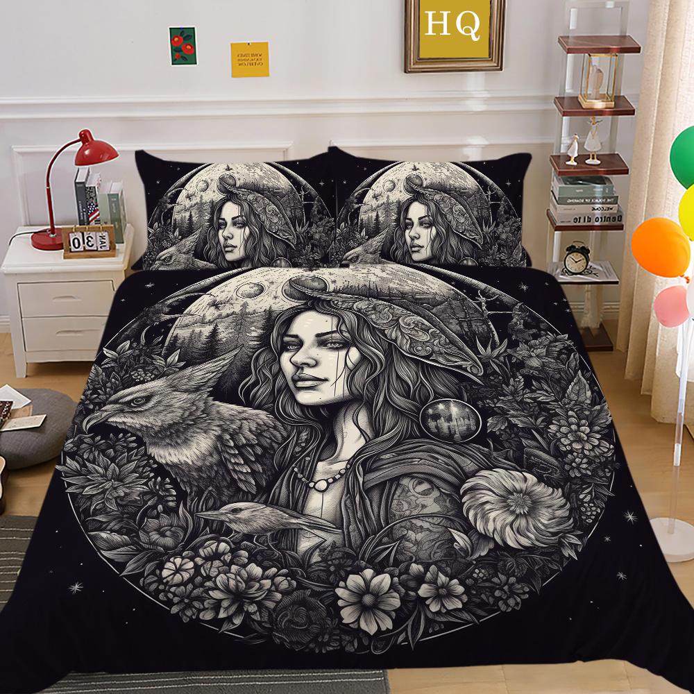 Beauty Skull Printed Home Textiles Single Size Polyester Duvet Covers Man High Ranking Bedroom Decor