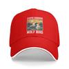 Stupid Canadian Wolf Bird Funny Loon Sun Baseball Cap Summer Men Women  Print Trucker Hat Sunscreen Hiking Fishing Snapback Cap