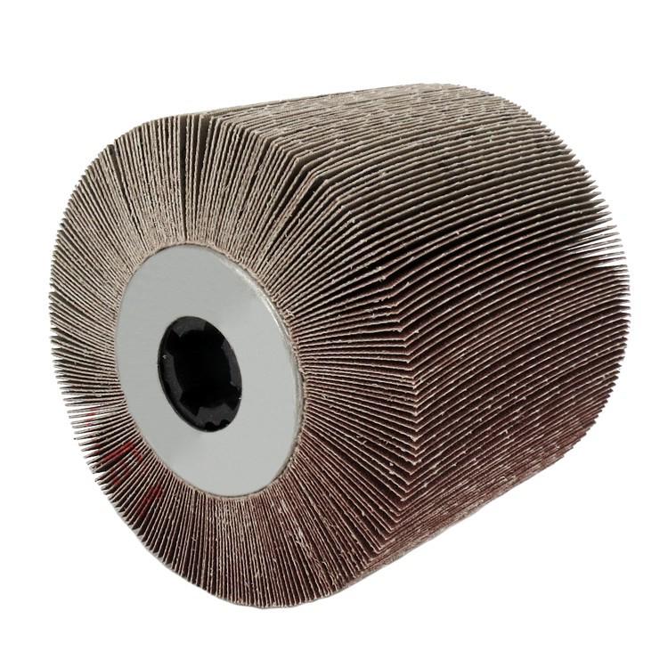 Stainless Steel Wire Brush with Sand Cloth and Nylon Polishing Wheel