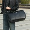 Large-capacity Travel Bag Dry and Wet Separation PU Texture Solid Color Simple and Versatile Men's and Women's Sports Fitness Bag Travel